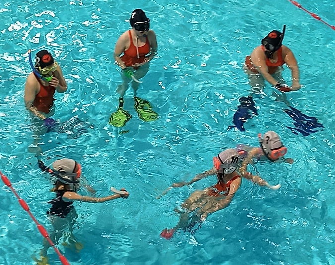 Hokej pod wodą Walenie Siemianowice Śląskie Trening IX 2022